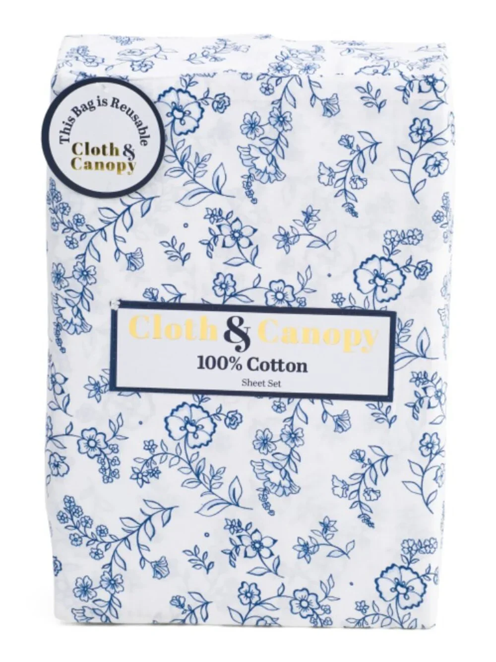 CLOTH & CANOPY Cotton Floral Sheet Set